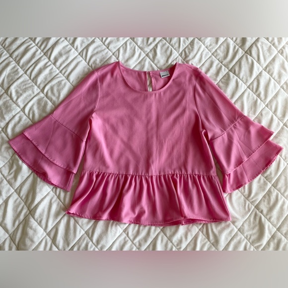 Gina Tricot Flutter Sleeve Top - Picture 3 of 8